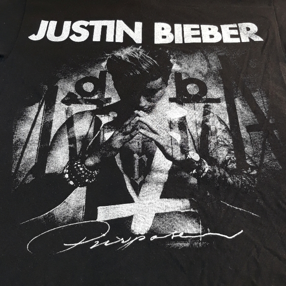 Justin Bieber Purpose World Tour 2016 Tshirt - Picture 1 of 8